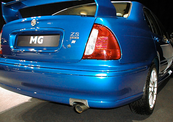 MG ZS rear end